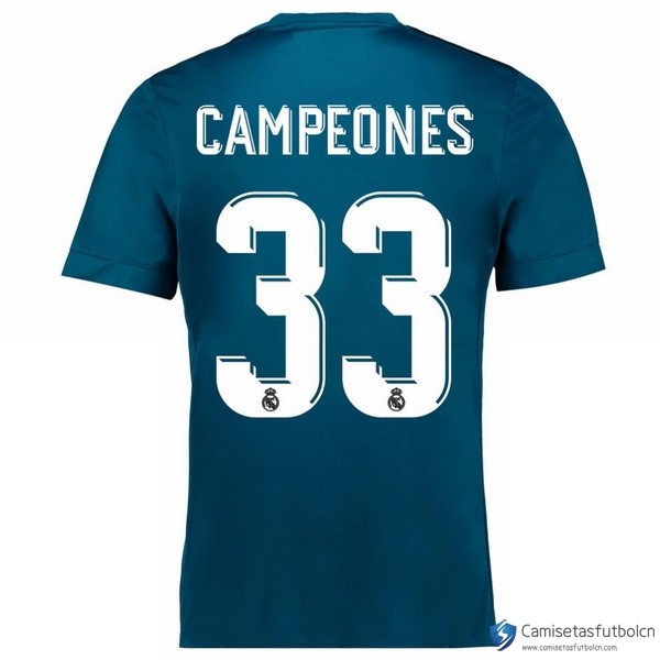 Camiseta Real Madrid Tercera equipo Campeones 2017-18